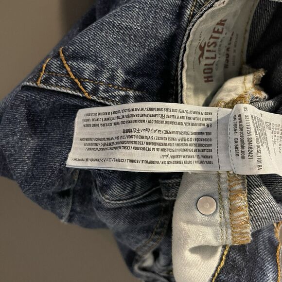 Hollister California Authentic Denim Blue Straight Jean Men’s 31x31.5 Epic Flex - Picture 9 of 10